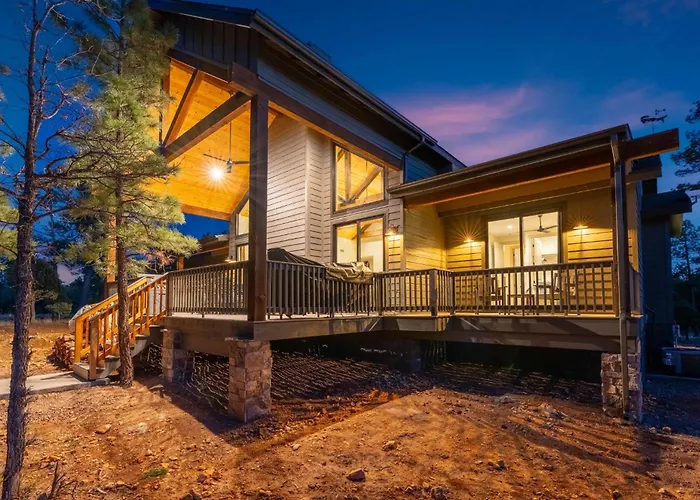 Cozy Mountain With Decks Fireplace & Games Holiday home Happy Jack