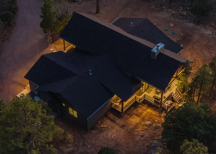 Cozy Mountain With Decks Fireplace & Games Holiday home Happy Jack